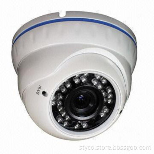 Vandal-proof Dome Camera, 2.8 to 12mm Lenses, Sony Effio-V, 800TVL Resolution, OSD Menu, WDR